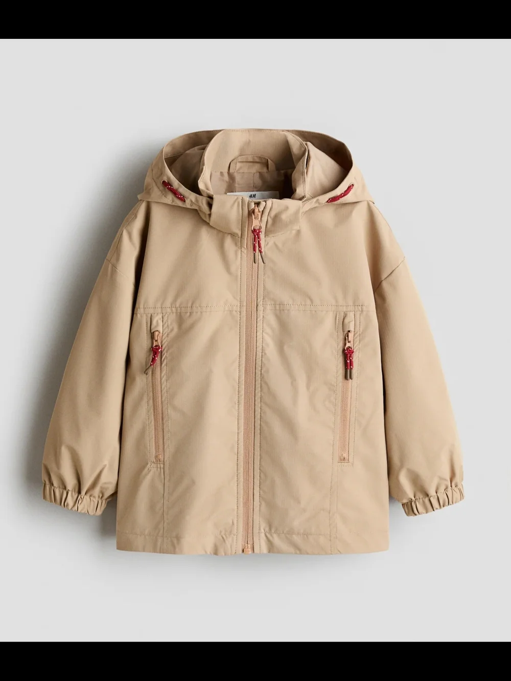 H&M Kids Beige HoodedWater-Repellent Windbreaker